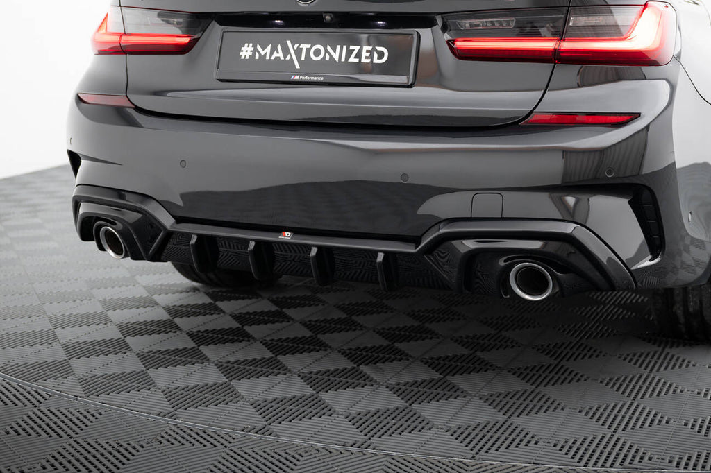 Maxton Design Diffusor Heck Ansatz passend für BMW 3er M-Paket G20 / G21