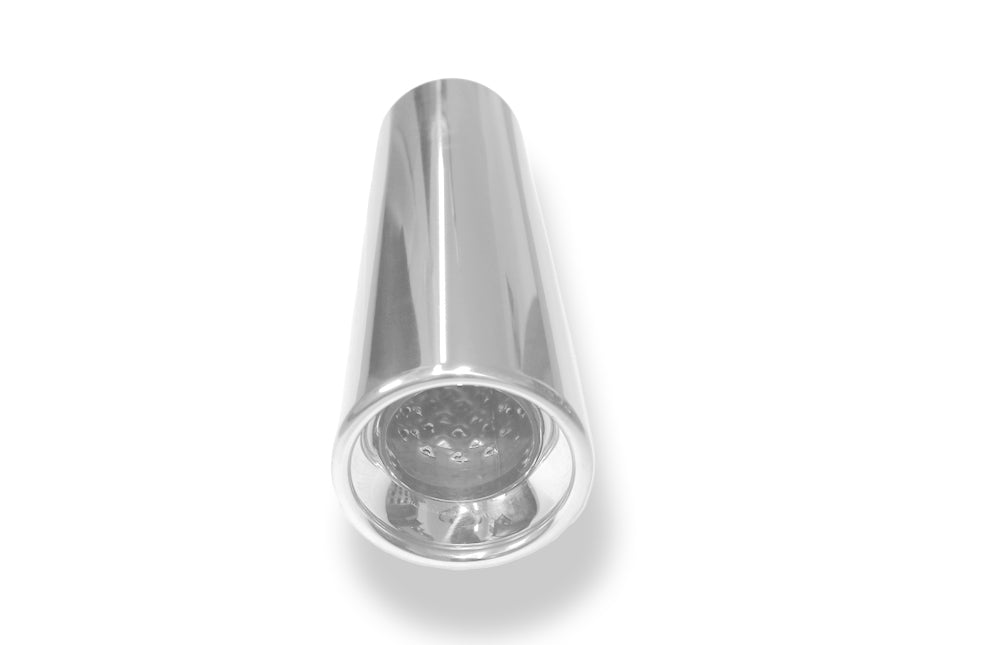 Fox Anschweißendrohr Typ 13 Ø 90 mm / Länge: 300 mm  - rund / eingerollt / gerade / mit Absorber