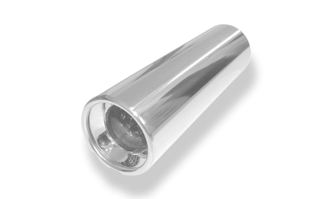 FoxAnschweißendrohr Typ 13 Ø 90 mm / Länge: 300 mm  - rund / eingerollt / gerade / mit Absorber