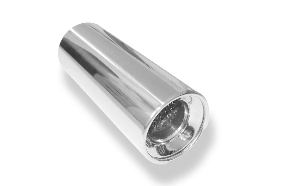 FoxAnschweißendrohr Typ 13 Ø 114 mm / Länge: 300 mm - rund / eingerollt / gerade / mit Absorber