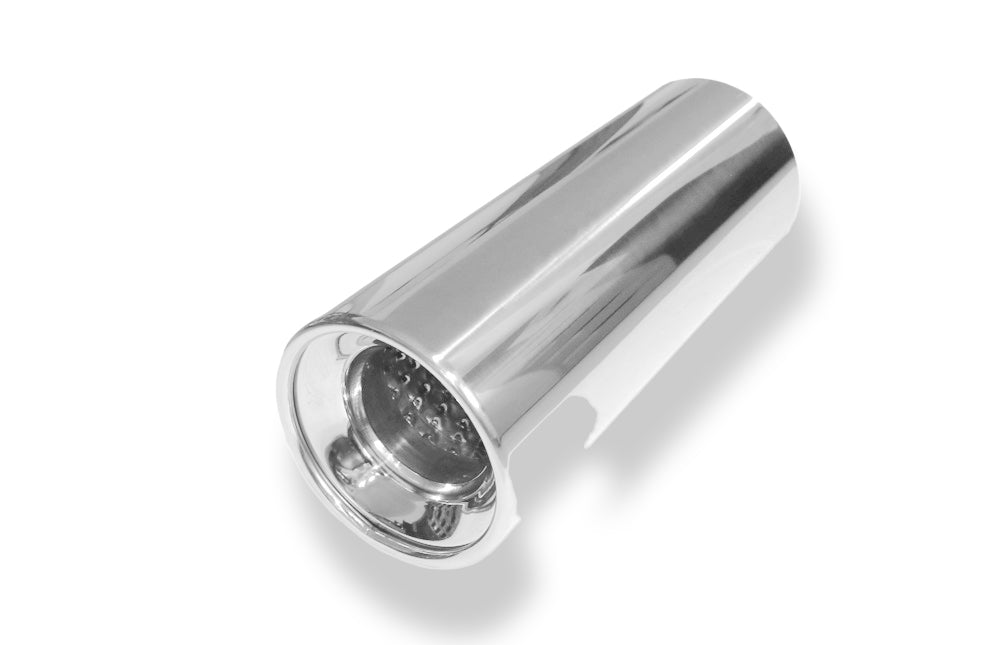 FoxAnschweißendrohr Typ 13 Ø 114 mm / Länge: 300 mm - rund / eingerollt / gerade / mit Absorber