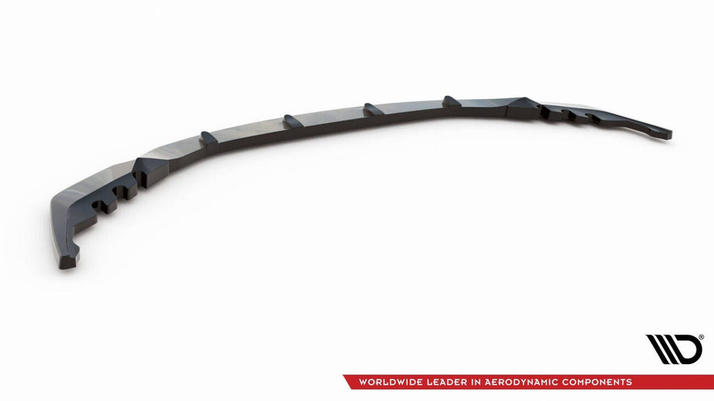 Maxton Design Street+ Spoilerlippe Front Ansatz V.2 passend für BMW M3 Limousine / Touring G80 / G81 schwarz Hochglanz