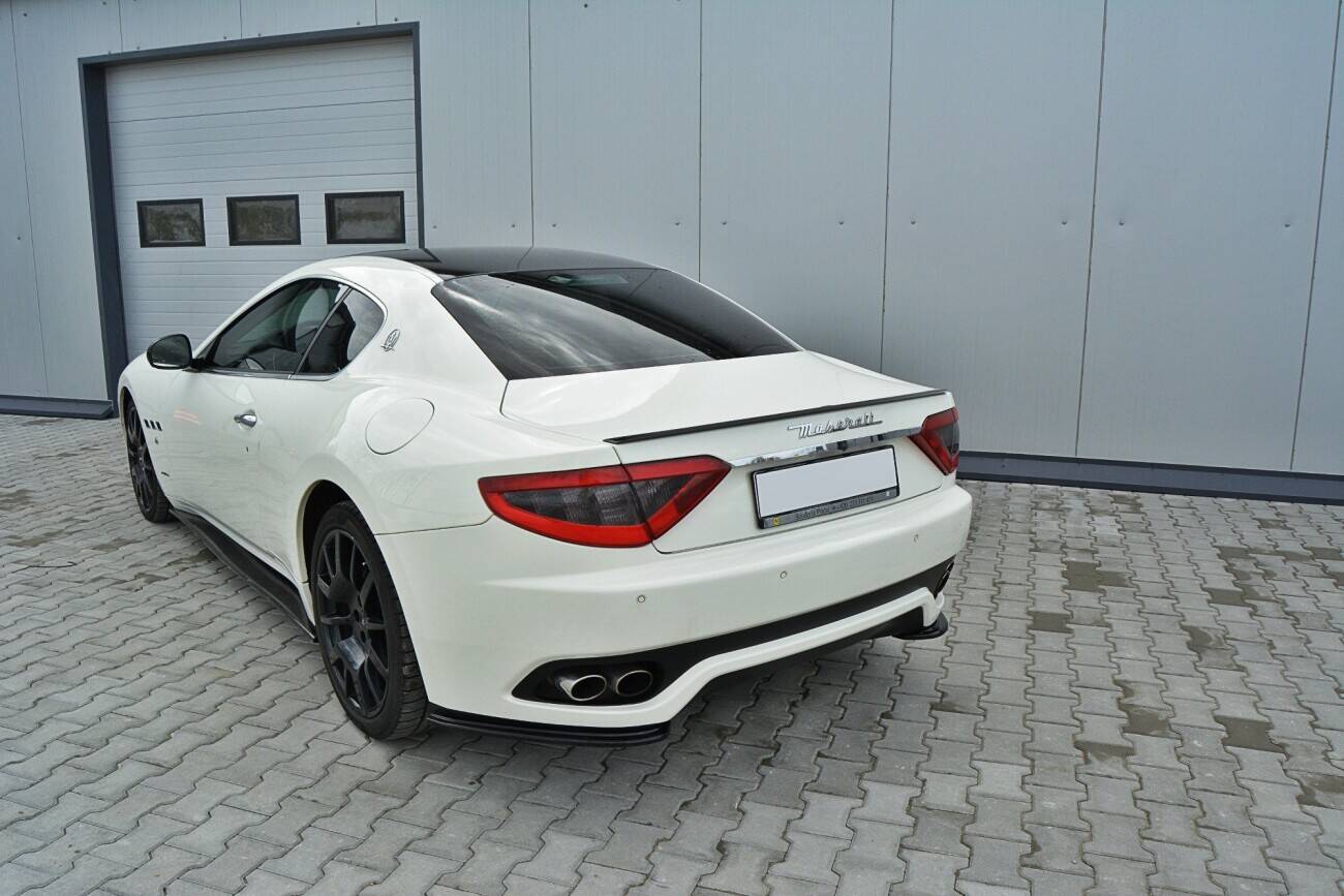 Maxton Design Spoiler CAP passend für Maserati Granturismo Mk1 schwarz Hochglanz