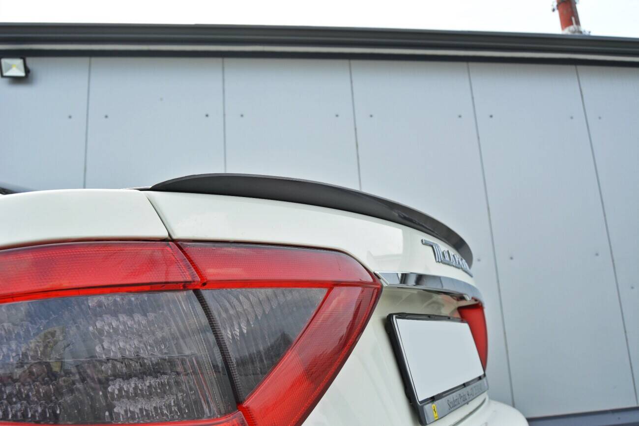 Maxton Design Spoiler CAP passend für Maserati Granturismo Mk1 schwarz Hochglanz