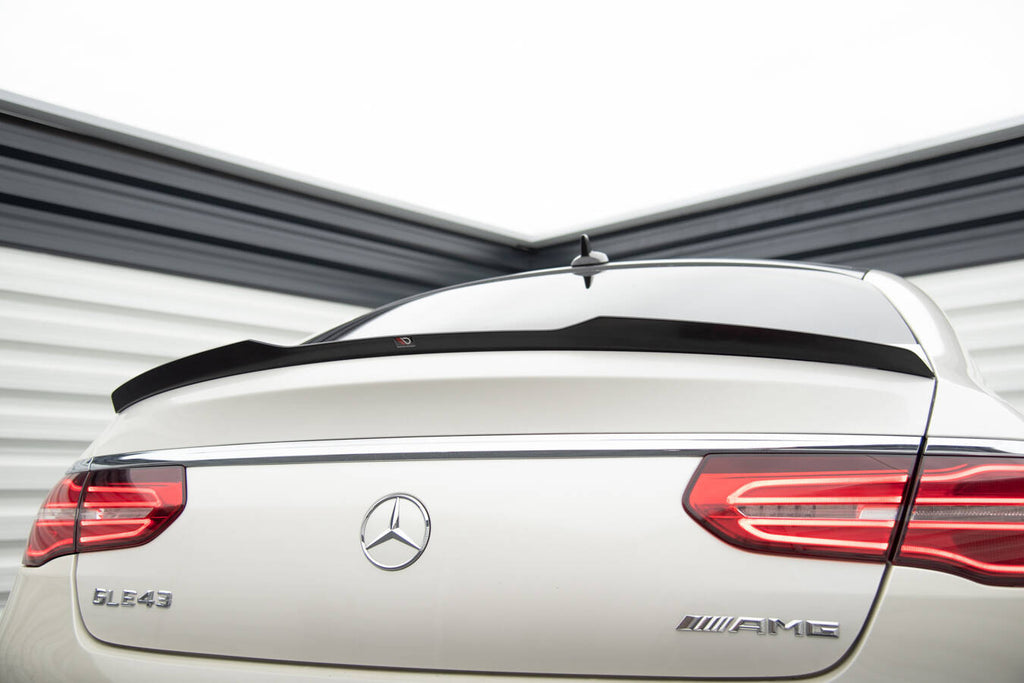Maxton Design Spoiler CAP passend für Mercedes-Benz GLE Coupe 43 AMG / AMG-Line C292 schwarz Hochglanz