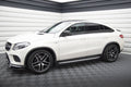 Maxton Design Street+ Seitenschweller Leisten passend für Mercedes-Benz GLE Coupe 43 AMG / AMG-Line C292 schwarz Hochglanz