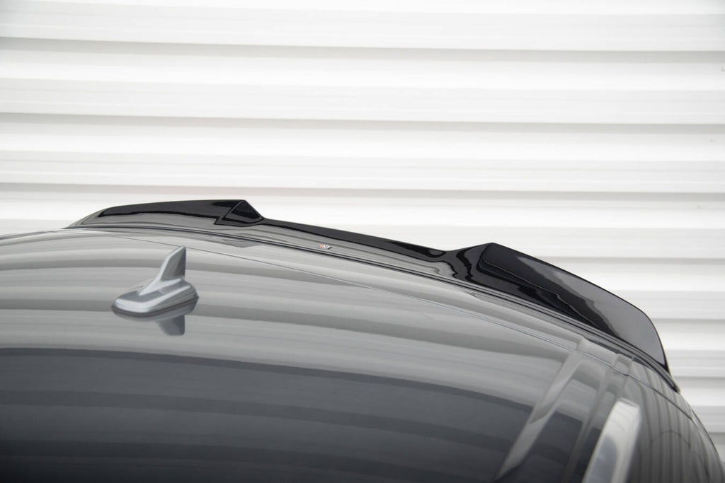 Maxton Design Spoiler CAP 3D passend für Audi Q7 Mk2 schwarz Hochglanz