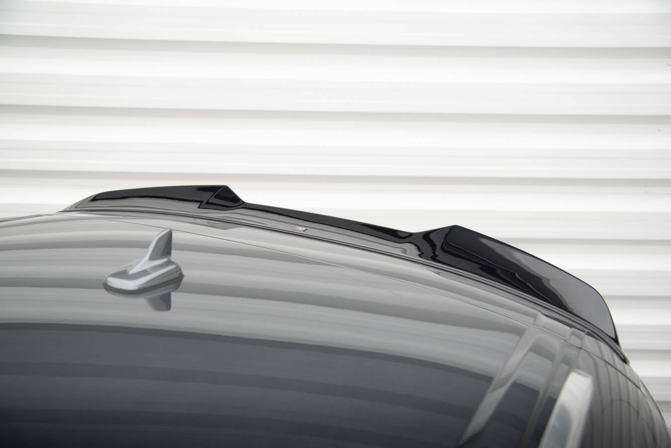 Maxton Design Spoiler CAP 3D passend für Audi Q7 Mk2 schwarz Hochglanz
