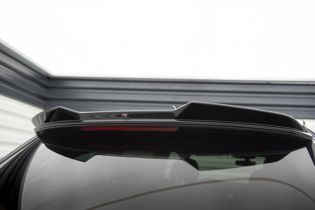Maxton Design Spoiler CAP 3D passend für Audi Q7 Mk2 schwarz Hochglanz