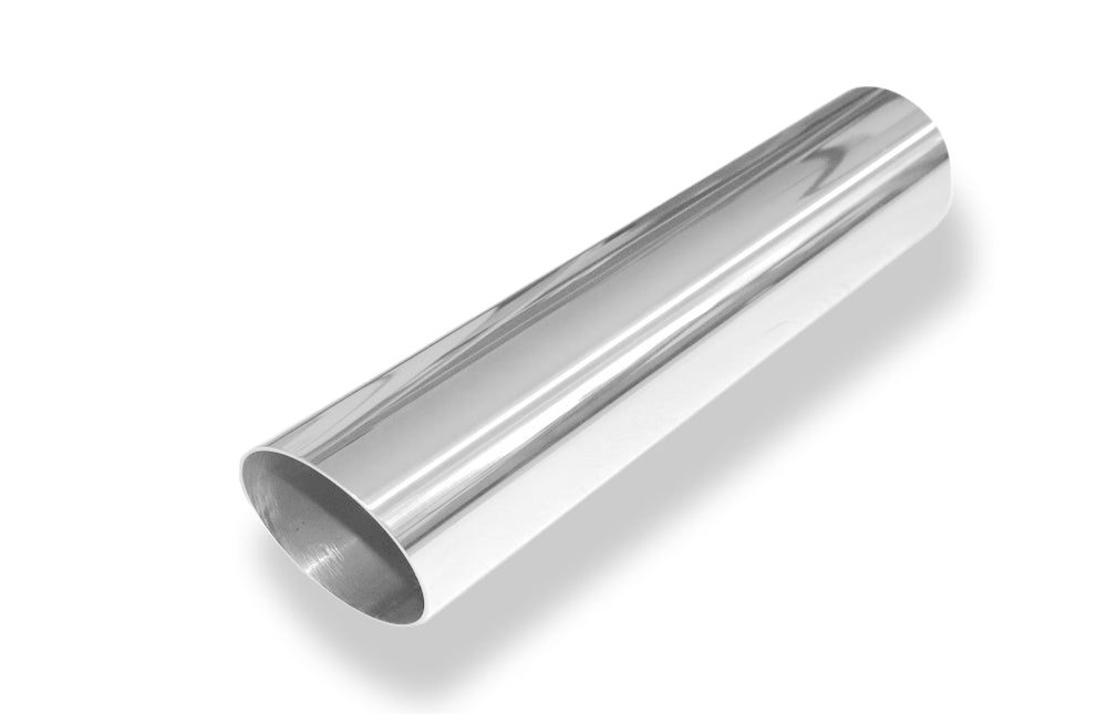 FoxAnschweißendrohr Typ 14 Ø 63 mm / Länge: 300 mm - rund / uneingerollt / 15° abgeschrägt / ohne Absorber