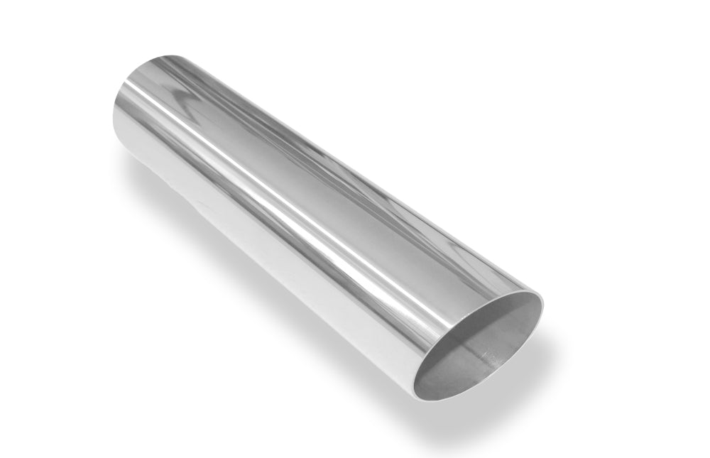 FoxAnschweißendrohr Typ 14 Ø 70 mm / Länge: 300 mm - rund / uneingerollt / 15° abgeschrägt / ohne Absorber