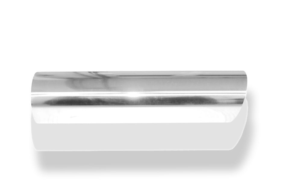 FoxAnschweißendrohr Typ 14 Ø 76 mm / Länge: 300 mm  - rund / uneingerollt / 15° abgeschrägt / ohne Absorber