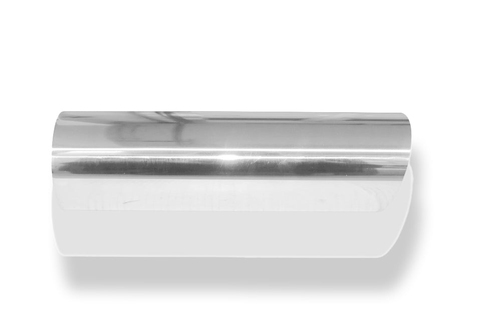 FoxAnschweißendrohr Typ 14 Ø 90 mm / Länge: 300 mm - rund / uneingerollt / 15° abgeschrägt / ohne Absorber