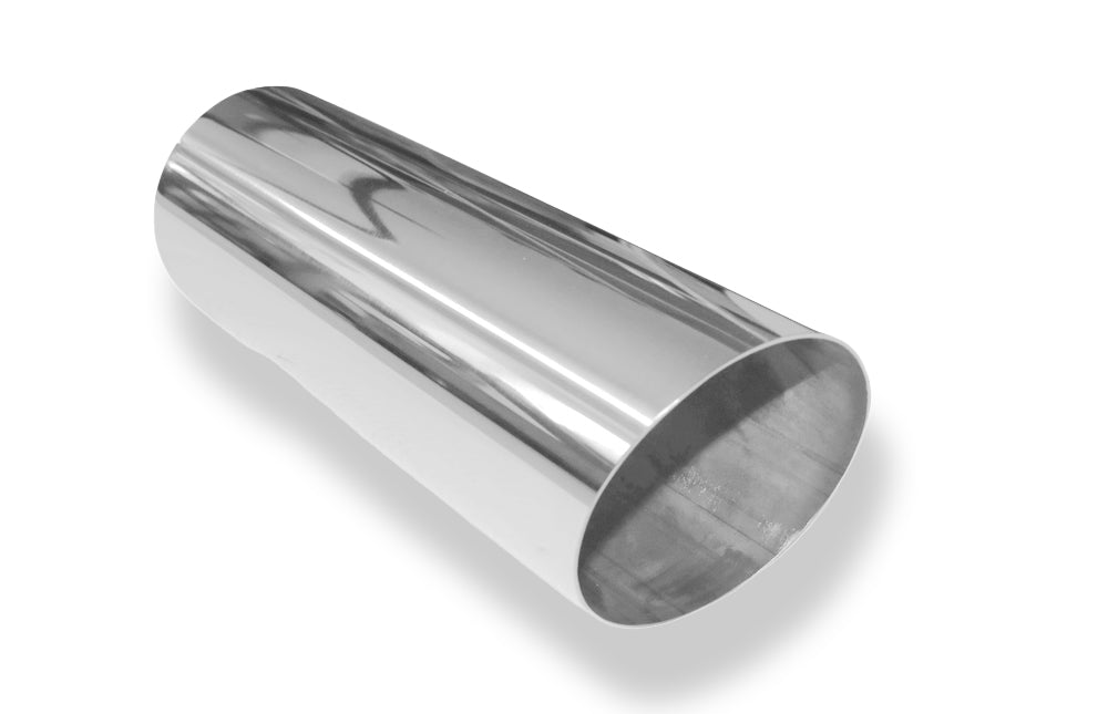 FoxAnschweißendrohr Typ 14 Ø 100 mm / Länge: 300 mm - rund / uneingerollt / 15° abgeschrägt / ohne Absorber