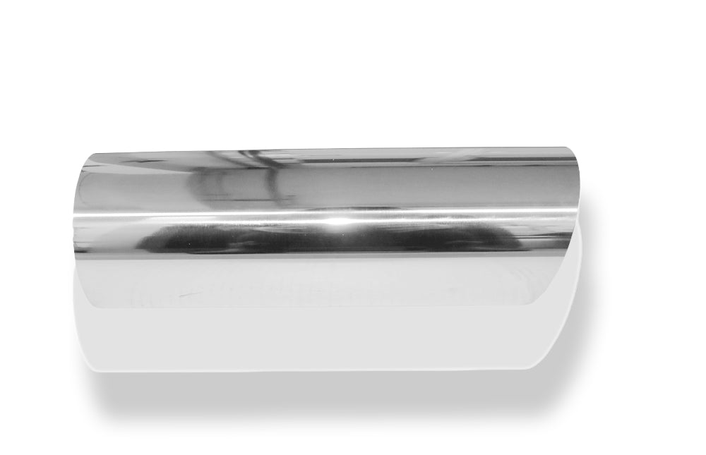 FoxAnschweißendrohr Typ 14 Ø 100 mm / Länge: 300 mm - rund / uneingerollt / 15° abgeschrägt / ohne Absorber