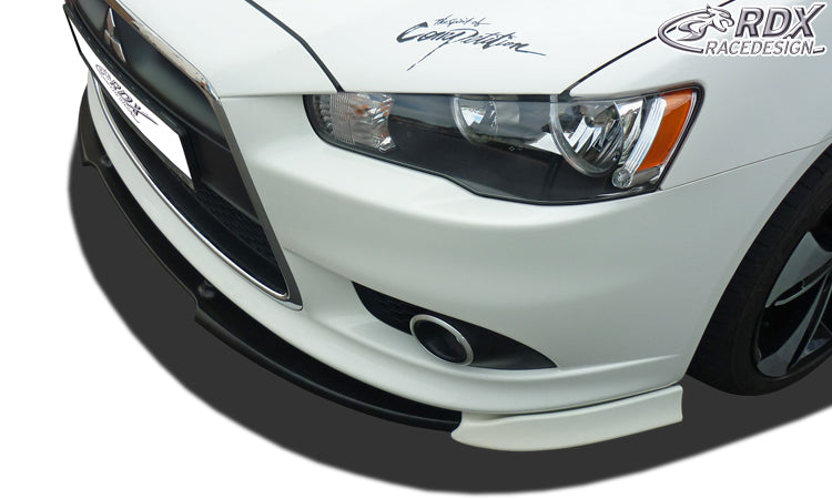 RDX Frontspoilerlippe VARIO-X für MITSUBISHI Lancer Sportback 2008+ Frontlippe Front Ansatz Vorne Spoilerlippe