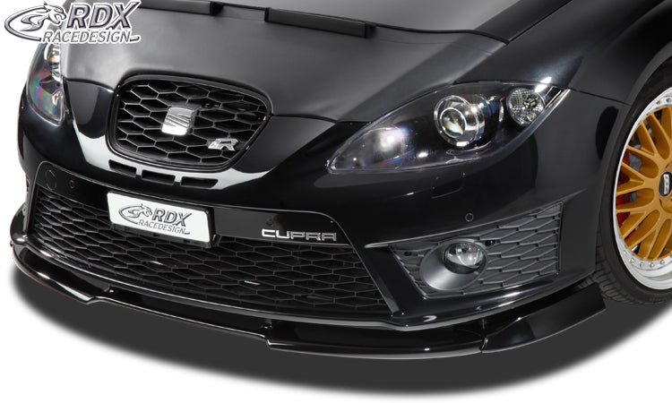 RDX Frontspoilerlippe VARIO-X für SEAT Leon 1P Facelift 2009+ FR & Cupra Frontlippe Front Ansatz Vorne Spoilerlippe