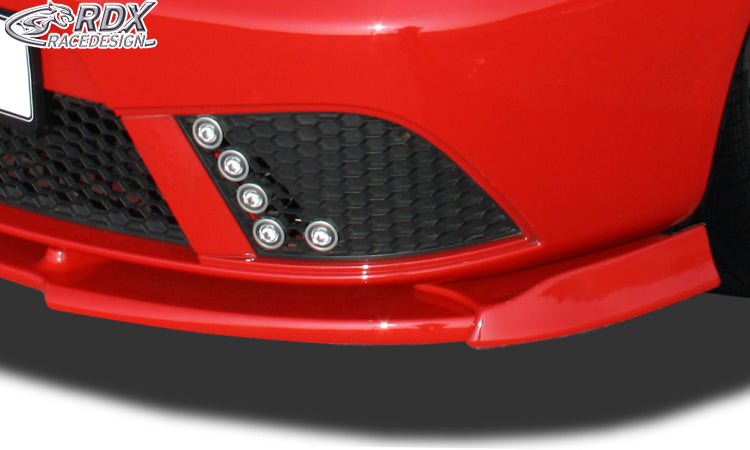RDX Frontspoilerlippe VARIO-X für SEAT Ibiza 6L FR / Facelift 2006+ (nicht Cupra) Frontlippe Front Ansatz Vorne Spoilerlippe