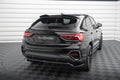 Maxton Design Street+ Mittlerer Diffusor RACE passend für Audi Q3 Sportback F3 schwarz Hochglanz