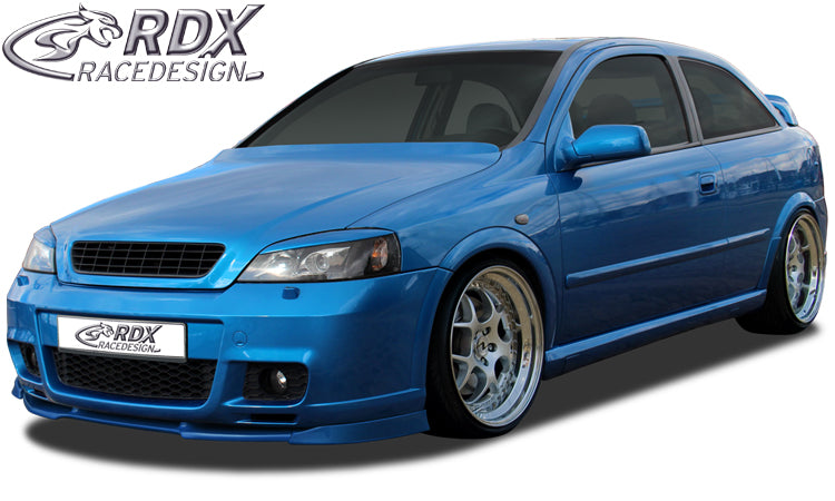 RDX Frontspoilerlippe VARIO-X für OPEL Astra G OPC 2 (Passend an OPC 2 bzw. Fahrzeuge mit OPC 2 Frontstoßstange) Frontlippe Front Ansatz Vorne Spoilerlippe