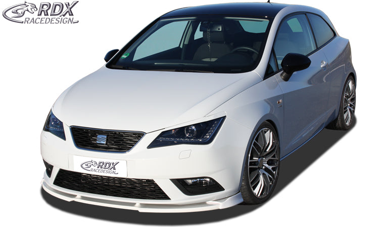 RDX Frontspoilerlippe VARIO-X für SEAT Ibiza 6J, 6J SC & 6J ST Facelift 04/2012+ (nicht FR) Frontlippe Front Ansatz Vorne Spoilerlippe