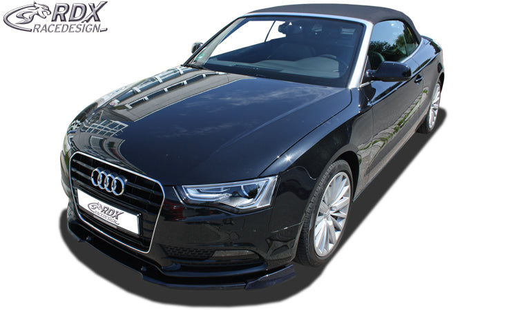 RDX Frontspoilerlippe VARIO-X für AUDI A5 2011+ (Coupe + Cabrio + Sportback, Normale Frontstoßstange) Frontlippe Front Ansatz Vorne Spoilerlippe