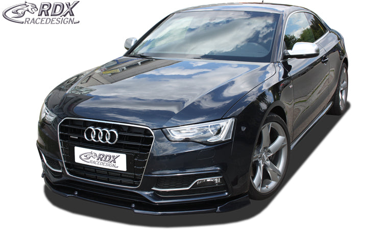 RDX Frontspoilerlippe VARIO-X für AUDI A5 2011+ / S5 (Coupe + Cabrio + Sportback, S-Line- bzw. S5-Frontstoßstange) Frontlippe Front Ansatz Vorne Spoilerlippe
