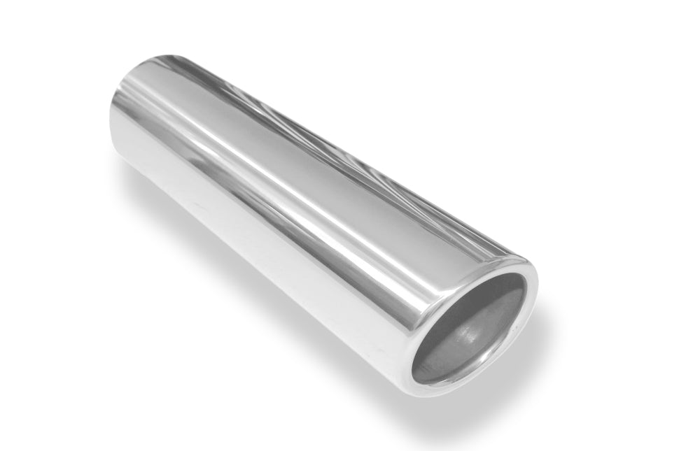 FoxAnschweißendrohr Typ 16 Ø 76 mm / Länge: 300 mm  - rund / eingerollt / 15° abgeschrägt / ohne Absorber