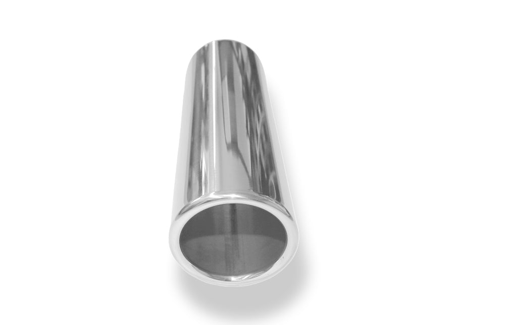 Fox Anschweißendrohr Typ 16 Ø 76 mm / Länge: 300 mm  - rund / eingerollt / 15° abgeschrägt / ohne Absorber