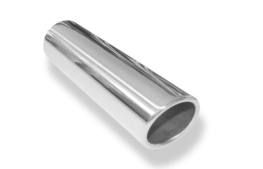 FoxAnschweißendrohr Typ 16 Ø 80 mm / Länge: 300 mm  - rund / eingerollt / 15° abgeschrägt / ohne Absorber