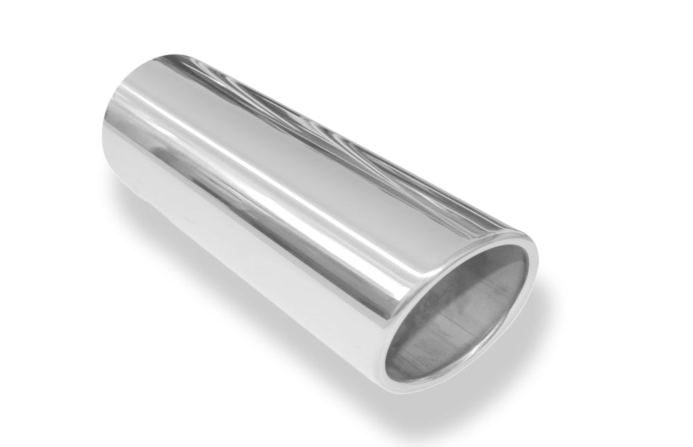 FoxAnschweißendrohr Typ 16 Ø 100 mm / Länge: 300 mm  - rund / eingerollt / 15° abgeschrägt / ohne Absorber