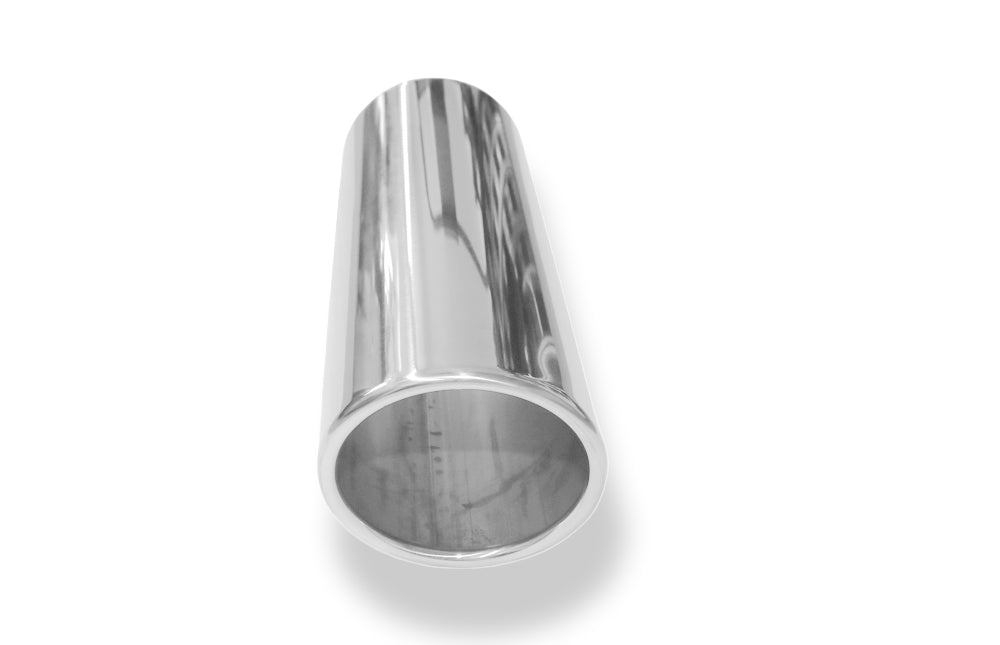 Fox Anschweißendrohr Typ 16 Ø 100 mm / Länge: 300 mm  - rund / eingerollt / 15° abgeschrägt / ohne Absorber