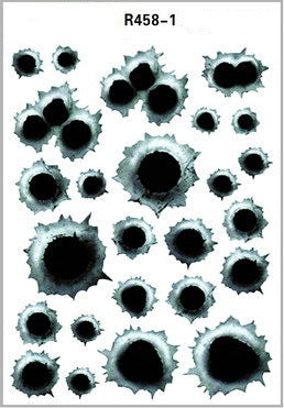 Einschussloch Auto-Aufkleber – Bullet Hole Sticker