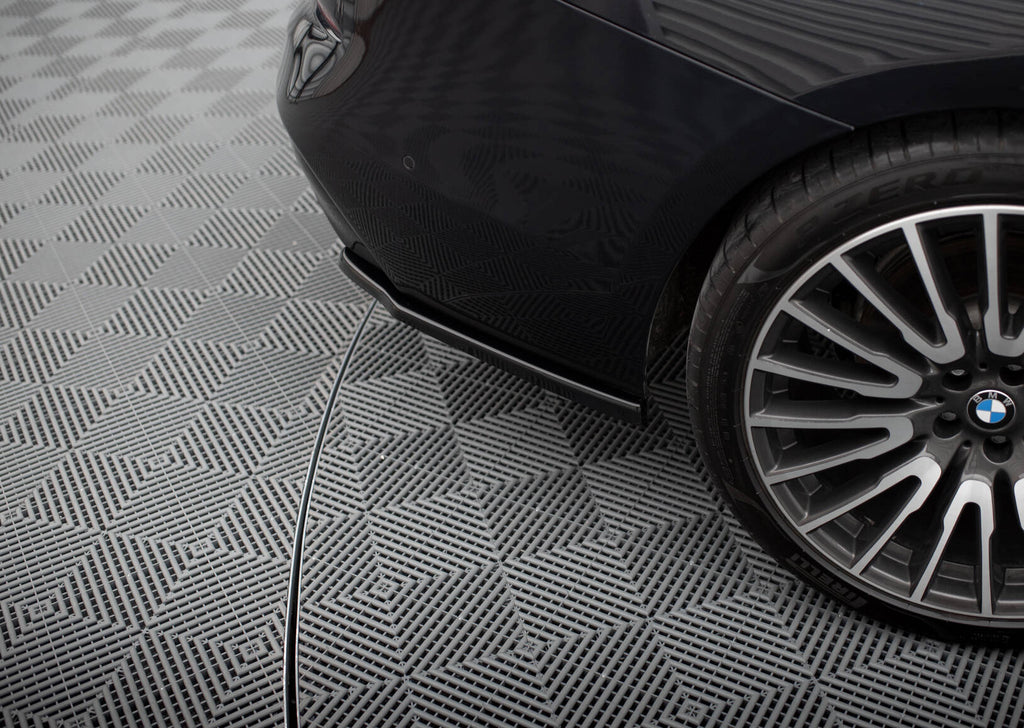 Maxton Design Heck Ansatz Flaps Diffusor passend für BMW 6er GT G32 M-Paket schwarz Hochglanz