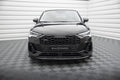 Maxton Design Street+ Spoilerlippe Front Ansatz V.1 passend für Audi Q3 Sportback F3 schwarz Hochglanz