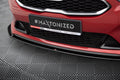 Maxton Design Street+ Spoilerlippe Front Ansatz V.2 passend für Kia Ceed GT / GT-Line Mk3 / Proceed Mk1 schwarz Hochglanz