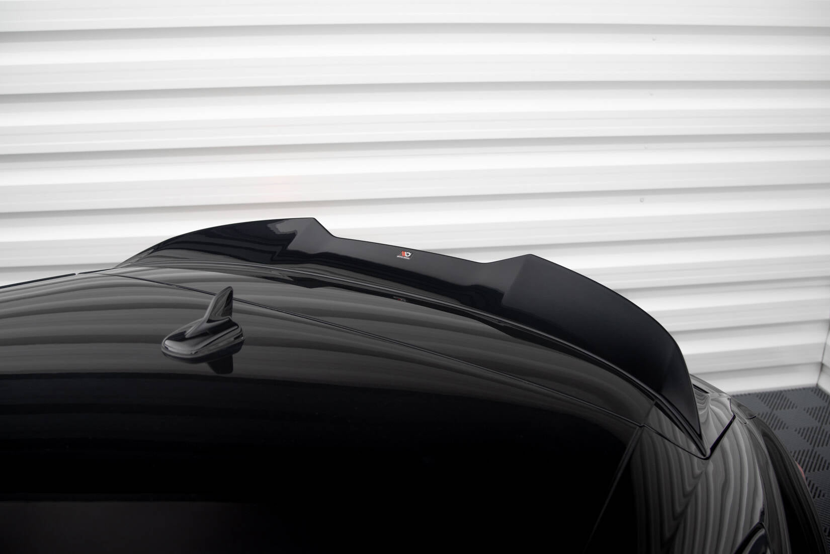 Maxton Design Spoiler CAP 3D passend für Audi Q3 Sportback F3 schwarz Hochglanz