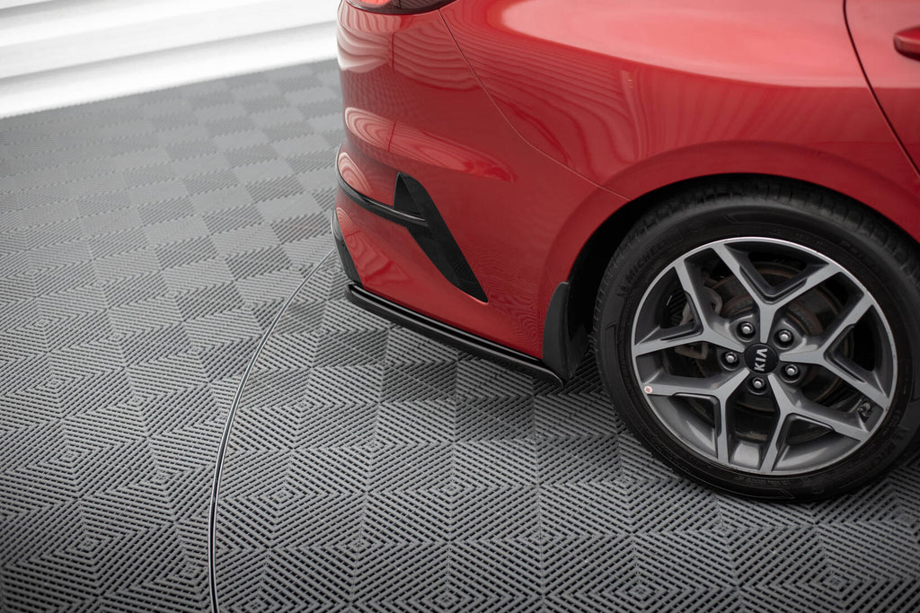 Maxton Design Heck Ansatz Flaps Diffusor passend für Kia ProCeed GT / GT-Line Mk1 schwarz Hochglanz