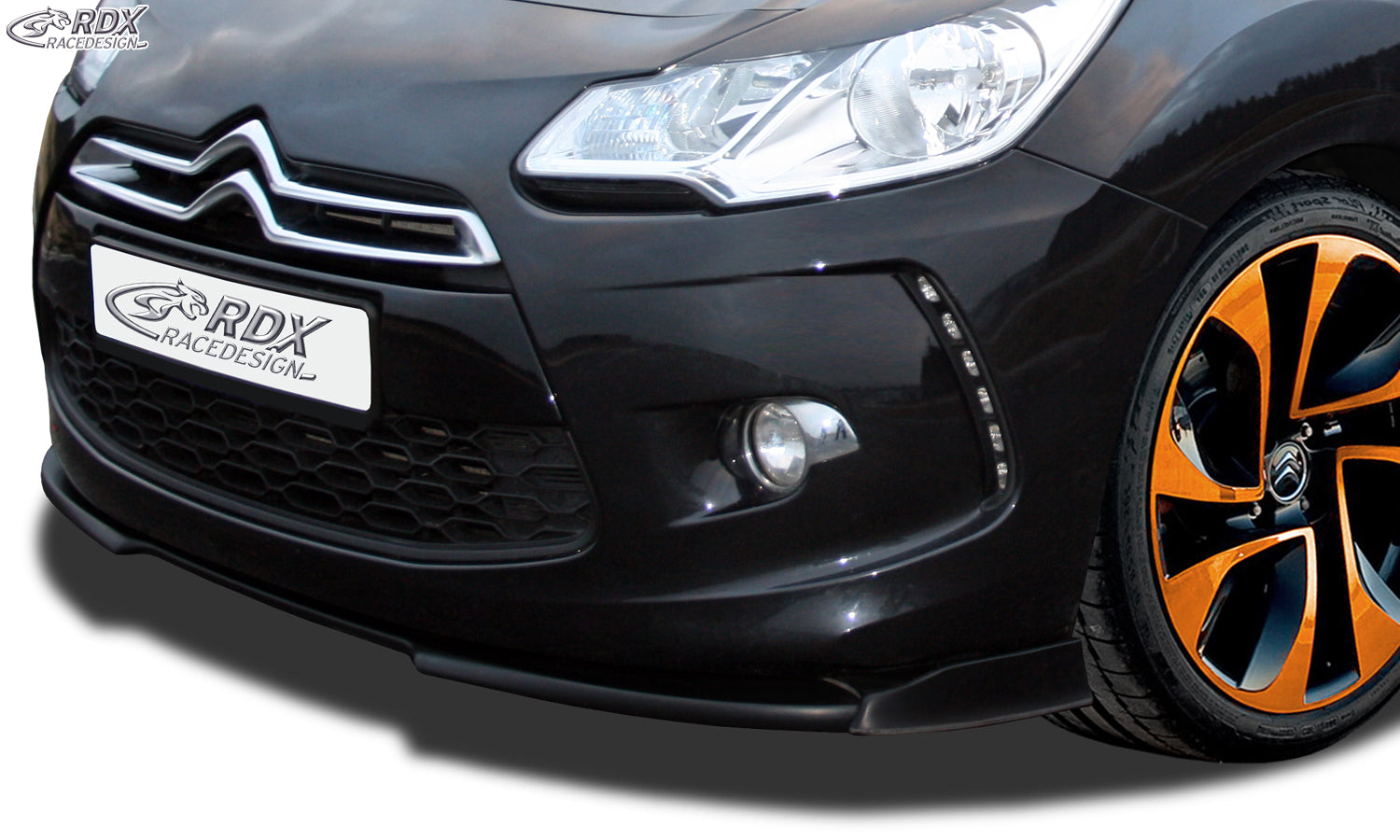 RDX Frontspoilerlippe VARIO-X für CITROEN DS3 (2010-2016) Frontlippe Front Ansatz Vorne Spoilerlippe