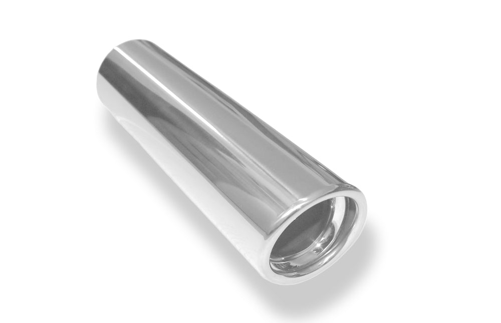 FoxAnschweißendrohr Typ 17 Ø 76 mm / Länge: 300 mm - rund / eingerollt / 15° abgeschrägt / mit Absorber