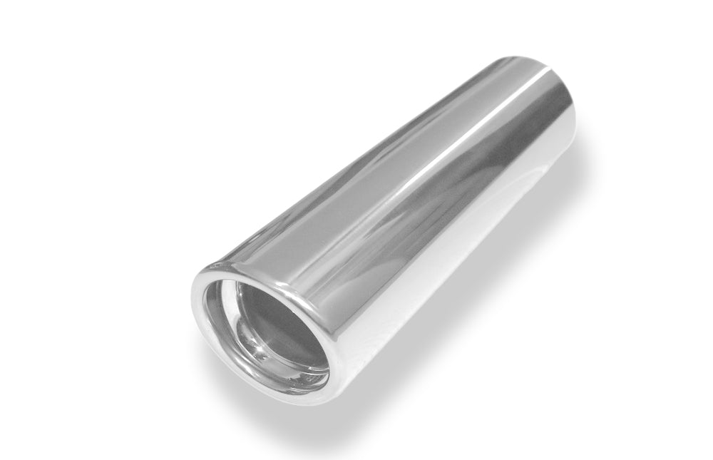 FoxAnschweißendrohr Typ 17 Ø 76 mm / Länge: 300 mm - rund / eingerollt / 15° abgeschrägt / mit Absorber
