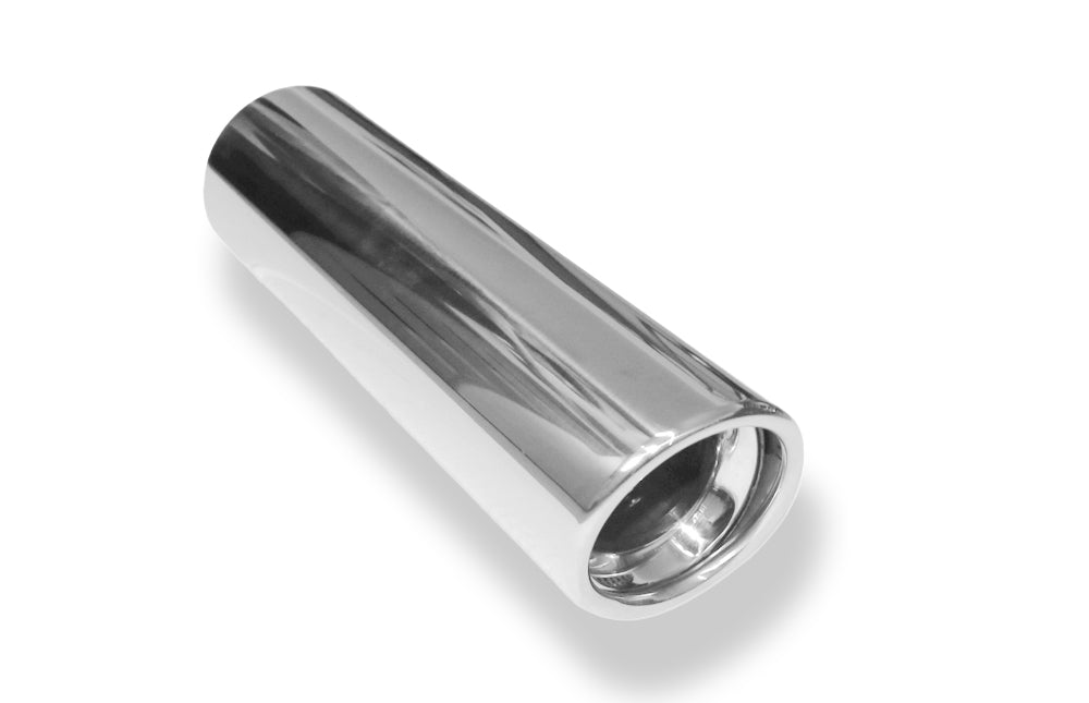 FoxAnschweißendrohr Typ 17 Ø 80 mm / Länge: 300 mm - rund / eingerollt / 15° abgeschrägt / mit Absorber