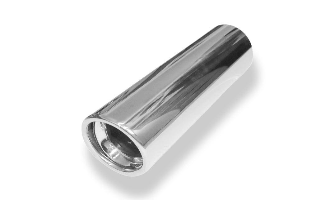 FoxAnschweißendrohr Typ 17 Ø 80 mm / Länge: 300 mm - rund / eingerollt / 15° abgeschrägt / mit Absorber