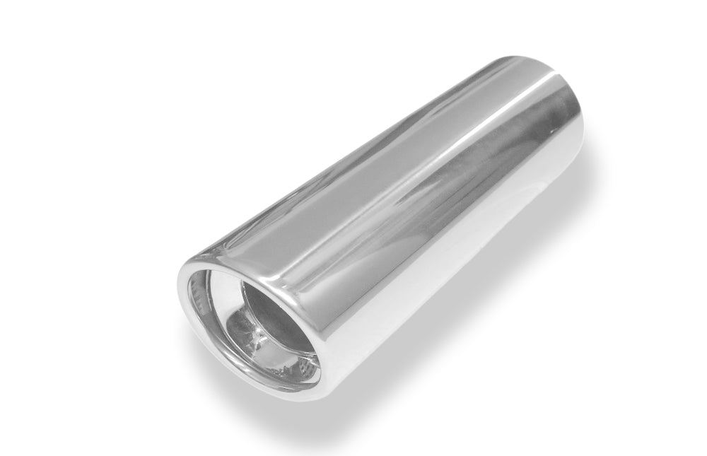 FoxAnschweißendrohr Typ 17 Ø 90 mm / Länge: 300 mm - rund / eingerollt / 15° abgeschrägt / mit Absorber