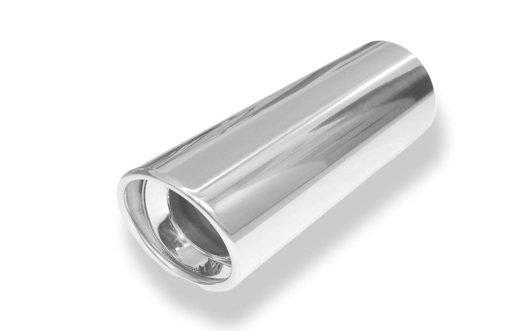 FoxAnschweißendrohr Typ 17 Ø 100 mm / Länge: 300 mm  - rund / eingerollt / 15° abgeschrägt / mit Absorber