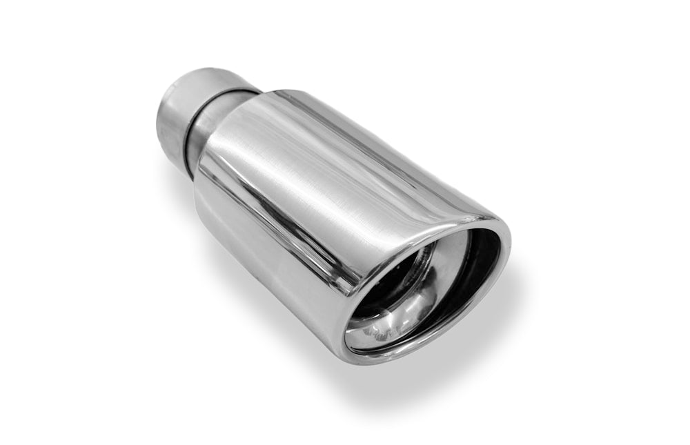 FoxAnschraubendrohr Typ 17 mit Schelle einfach - Ø 70mm Rund eingerollt / abgeschrägt / mit Absorber - L_ (mm) und d_ (mm innen) ist flexibel - muss angeben werden - L minimum 170mm und maximal 500mm