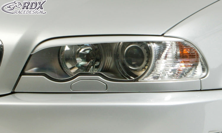 RDX Scheinwerferblenden für BMW 3er E46 Coupe / Cabrio (-2003) Böser Blick