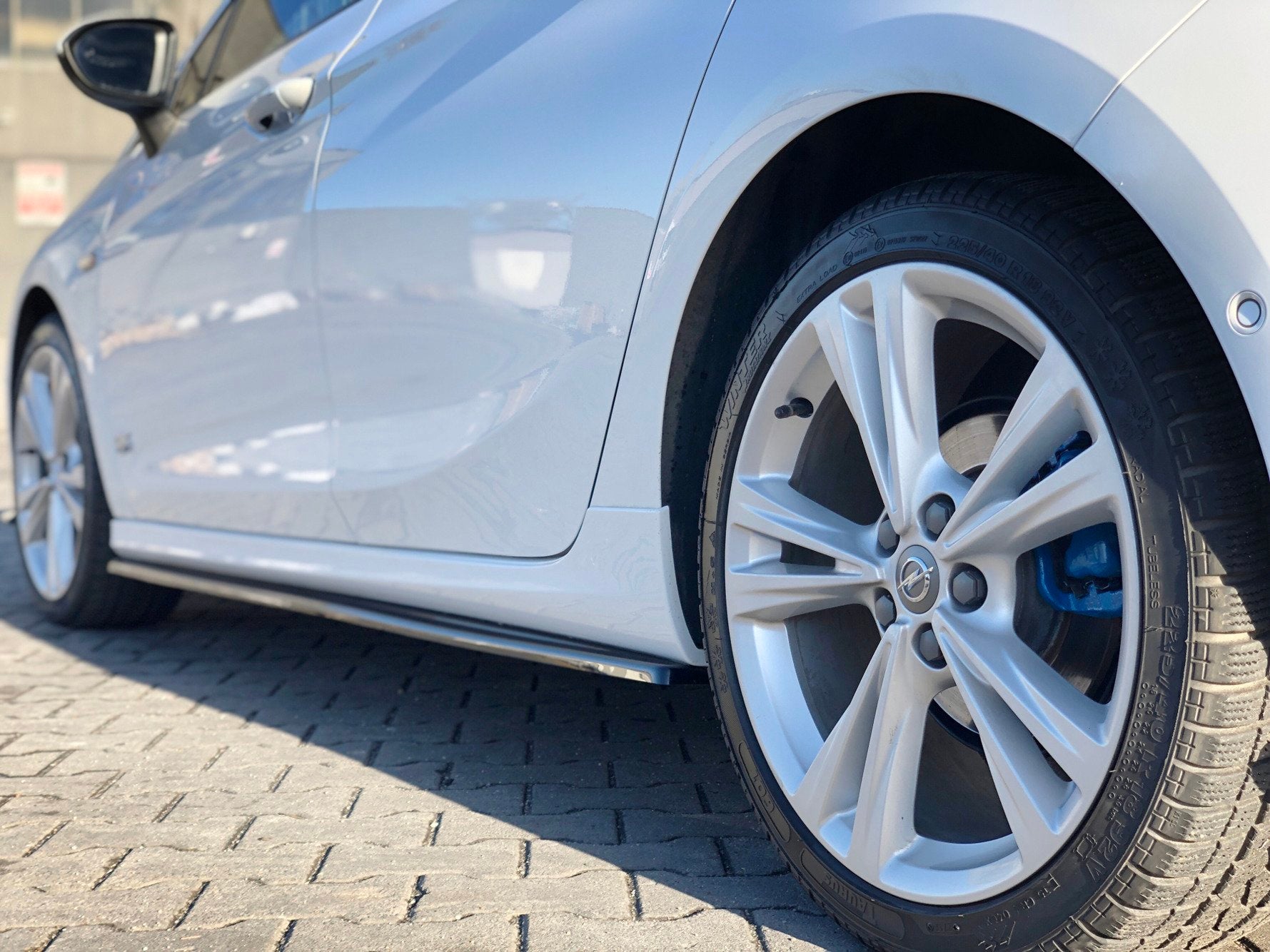 Maxton Design Street+ Seitenschweller Leisten passend für OPEL ASTRA K OPC-LINE schwarz Hochglanz