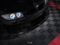 Maxton Design Street+ Spoilerlippe Front Ansatz V.1 passend für BMW 1er M-Paket E82 Facelift schwarz Hochglanz