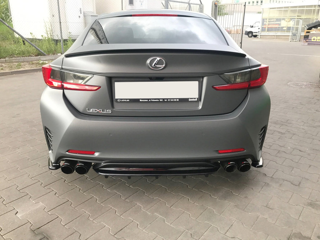 Maxton Design Mittlerer Diffusor Heck Ansatz für im DTM LOOK Lexus Rc Carbon Look